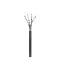 Cat7 Outdoor 100m. S/FTP Zwart Goobay AWG23 Cu