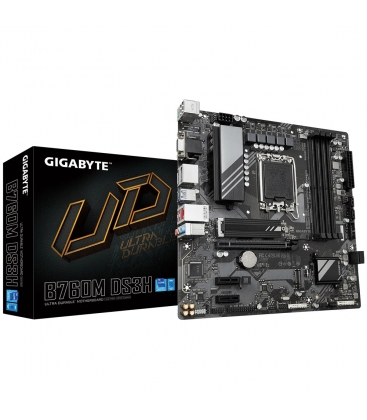 Gigabyte 1700 B760M DS3H - DDR5/2xM.2/DP/HDMI/ATX