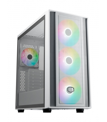 Cooler Master MasterBox 600 - TG/EATX/back-connect Wit