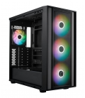 Cooler Master MasterBox 600 - TG/EATX/back-connect Zwart