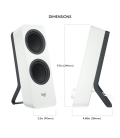 Logitech 2.0 Z207 Wit