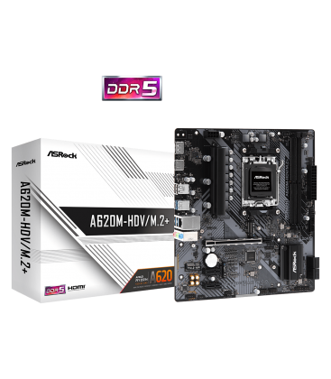 ASRock AM5 A620M-HDV/M.2+ - DDR5/2xM.2/DP/HDMI/µATX