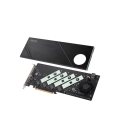 Adapter PCIe -> 4xNVMe ASUS Hyper M.2 x16 Gen5