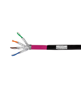 Cat7 Outdoor 100m. S/FTP Zwart Logilink AWG23 Cu