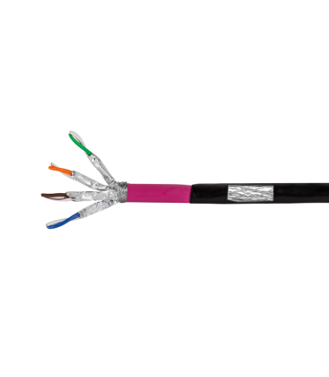 Cat7 Outdoor 100m. S/FTP Zwart Logilink AWG23 Cu
