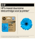 HP No.924e Cyaan EvoMore 800 pagina`s (Origineel)