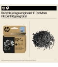 HP No.924e Zwart EvoMore 1.000 pagina`s (Origineel)