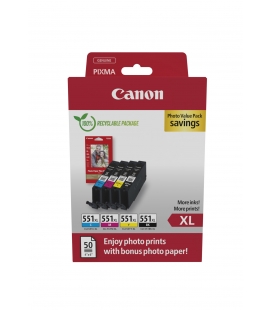 Canon (E) CLI-551XL C/M/Y/BK ValuePack 44,0ml (Origineel