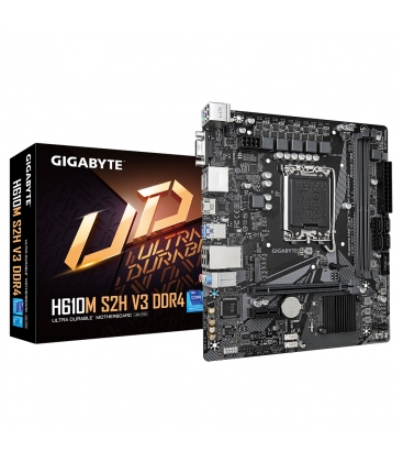 Gigabyte 1700 H610M S2H V3 DDR4 - M.2/DP/HDMI/DVI/VGA