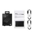 2TB Samsung T7 Shield NVMe/Zwart/USB-C/1050/1000
