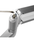 Desk Mount Single LogiLink 17"-32" Curved Alu Gasv.