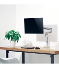Desk Mount Single LogiLink 17"-32" Curved Alu Gasv.