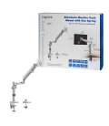 Desk Mount Single LogiLink 17"-32" Curved Alu Gasv.