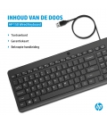 KB HP 150 Zwart bedraad Retail