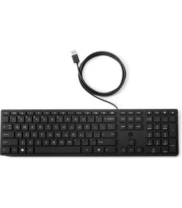 KB HP 320K Zwart bedraad Retail