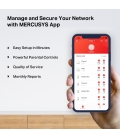 MERCUSYS Mesh HALO H50G - AC1900 Gigabit set van 3