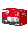 MERCUSYS Mesh HALO H70X - AX1800 Gigabit set van 2