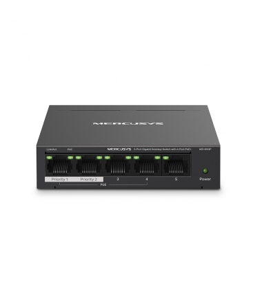MERCUSYS 5Port 1Gbps (4xPoE+) MS105GP