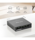 MERCUSYS 5Port 1Gbps (4xPoE+) MS105GP