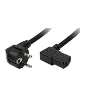Voedingskabel 2.00m 90° LogiLink