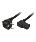 Voedingskabel 2.00m 90° LogiLink