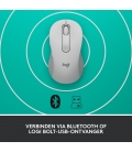 Logitech M650 (L) Optical Bluetooth Wit Ret. Wireless