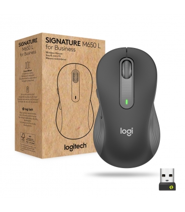 Logitech M650 Signature Optical USB Grijs Retail