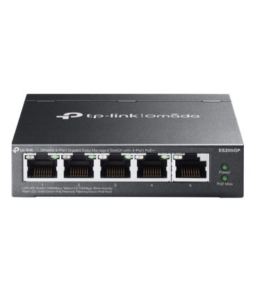 TP-Link - 5Port Managed 4x PoE+ 10/100/1000Mbps