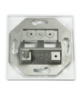 Inbouwdoos 2xKeystone Module LogiLink Signal Wit