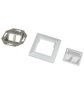Inbouwdoos 2xKeystone Module LogiLink Signal Wit
