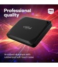 2TB Crucial X10 NVMe/Zwart/USB-C/2100/2000