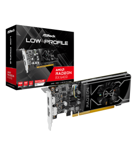 6400 ASRock RX LP 4GB/DP/HDMI/Low Profile