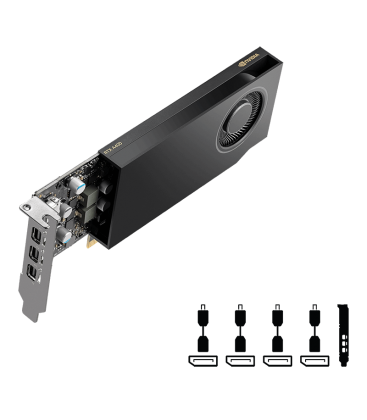 A400 PNY RTX 4GB/4xmDP incl. Adapter