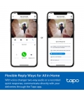 TP-Link Tapo Video Doorbell 2K 5MP/180°/2-way-audio.