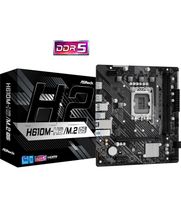 ASRock 1700 H610M-H2/M.2 D5 - DDR5/M.2/2xHDMI/µATX