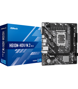 ASRock 1700 H610M-HDV/M.2 R2.0 - DDR4/M.2/DP/HDMI/VGA