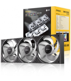 Antec Connect 120 Reverse ARGB PWM Zwart set van 3
