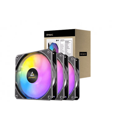 Antec P12 ARGB PWM Zwart set van 3