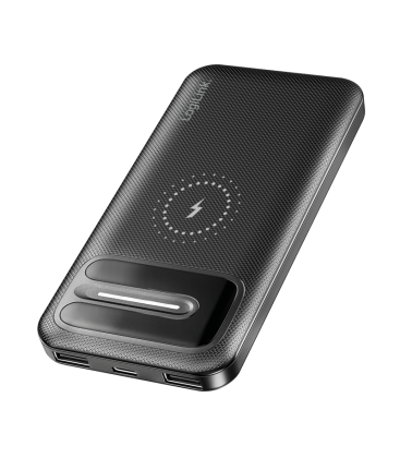 Power Bank 10000mAh LogiLink 1xUSB-C, 2x USB-A Zwart
