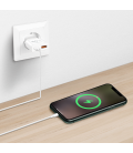 Lader 230V 1xUSB-C 20W+1xUSB-A 18W LogiLink Zwart