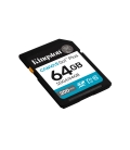 SDXC Card 64GB Kingston U3 V30 Canvas Go! Plus