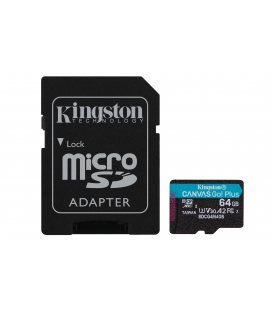 SDXC Card Micro 64GB Kingston U3 V30 A2 Canvas Go! Plus