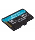 SDXC Card Micro 64GB Kingston U3 V30 A2 Canvas Go! Plus