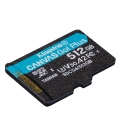 SDXC Card Micro 512GB Kingston U3 V30 A2 Canvas Go! Plus