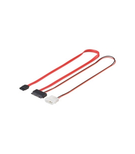 SerialATA 0,3m 1.5GBs / 3GBs Slimline + voeding