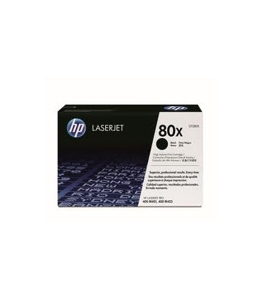 HP No. 80X Zwart 6.900 pagina`s (Origineel) CF280X