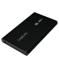 2.5" Logilink Enclosure USB2.0 / SATA / Zwart