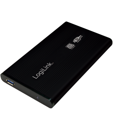 2.5" Logilink Enclosure USB3.0 / SATA / Zwart