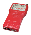 LogiLink Kabeltester RJ45/11/BNC/USB/IEEE1394