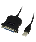 Adapter USB --> Parallel 25-pin D-SUB LogiLink 1.50m